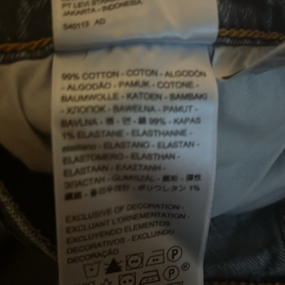 Levi’s Wedgie Straight denim blue jeans - Picture 7 of 8